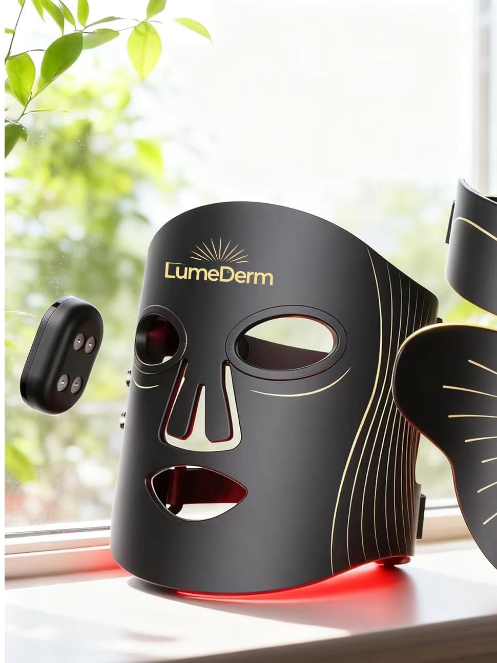 LumeDerm Glow Wireless LED Face Mask with Near-Infrared Red Light (NIR)